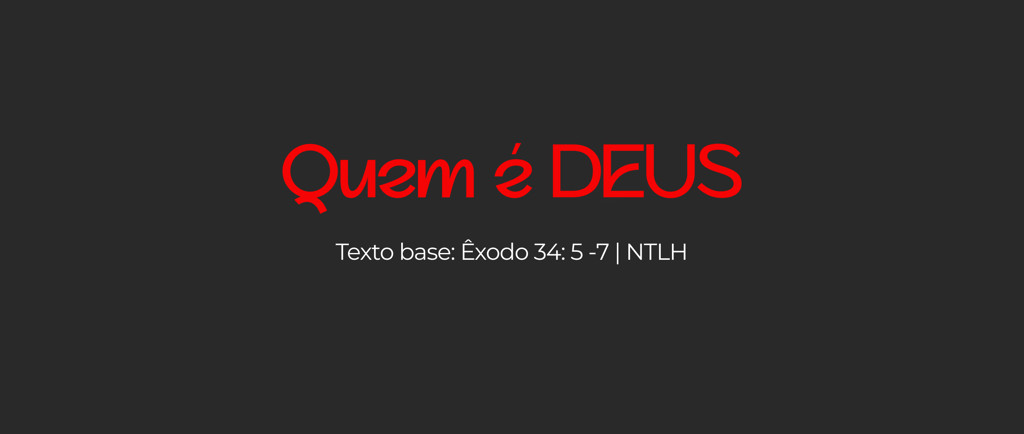 Quem é Deus?