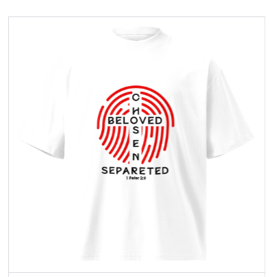T-Shirt Unissexo – 1 Pedro 2:9 | Branca